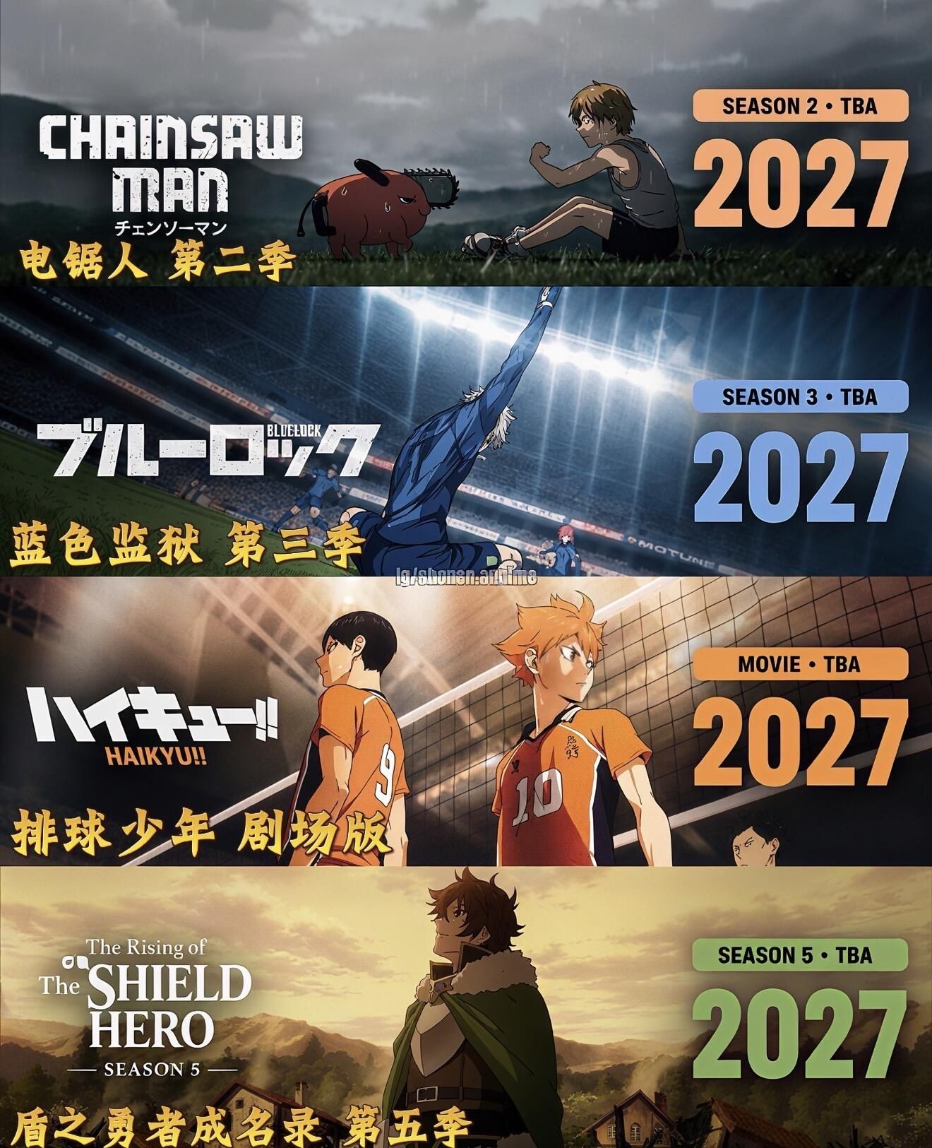 2027年新番预告