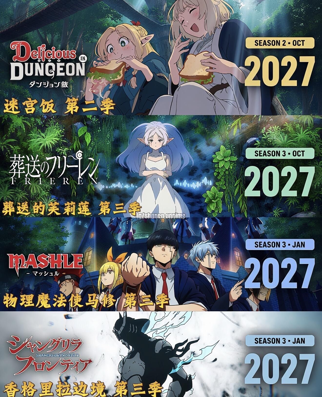2027年新番预告